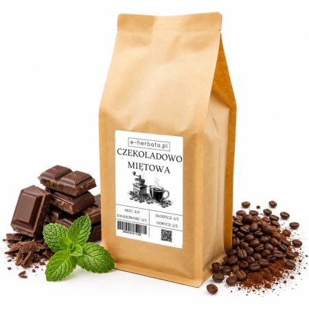 Kawa o smaku czekolady i mięty 250g